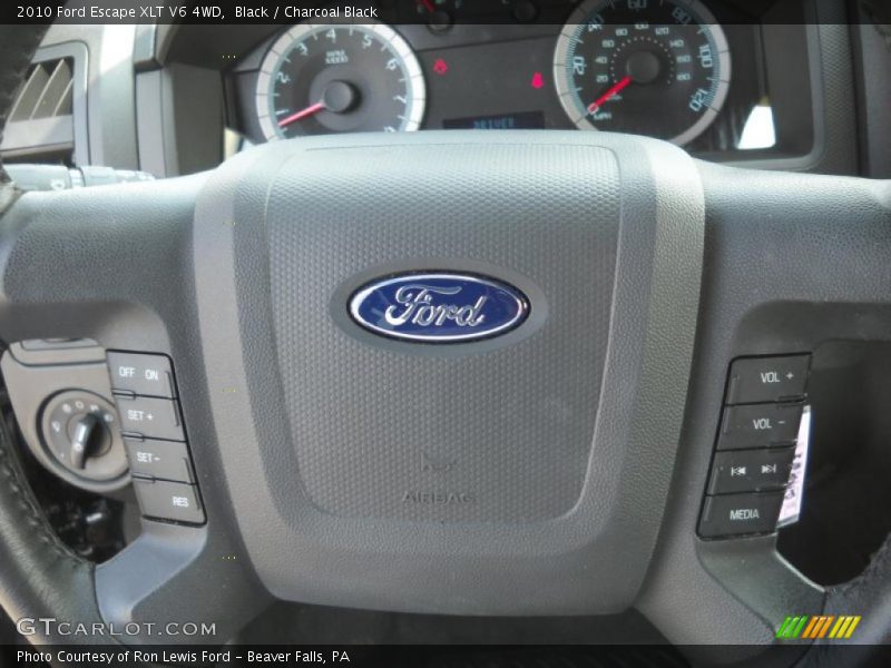 Black / Charcoal Black 2010 Ford Escape XLT V6 4WD