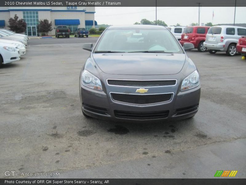 Taupe Gray Metallic / Titanium 2010 Chevrolet Malibu LS Sedan