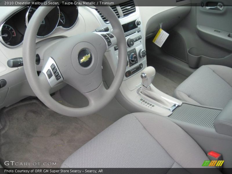 Taupe Gray Metallic / Titanium 2010 Chevrolet Malibu LS Sedan