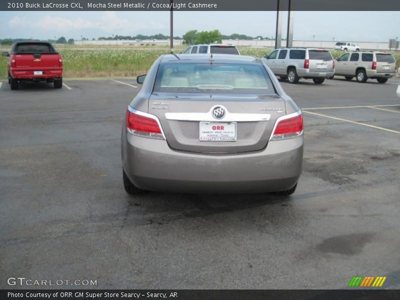 Mocha Steel Metallic / Cocoa/Light Cashmere 2010 Buick LaCrosse CXL