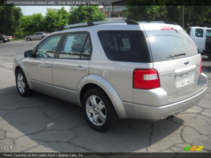 Silver Birch Metallic / Black 2007 Ford Freestyle Limited AWD