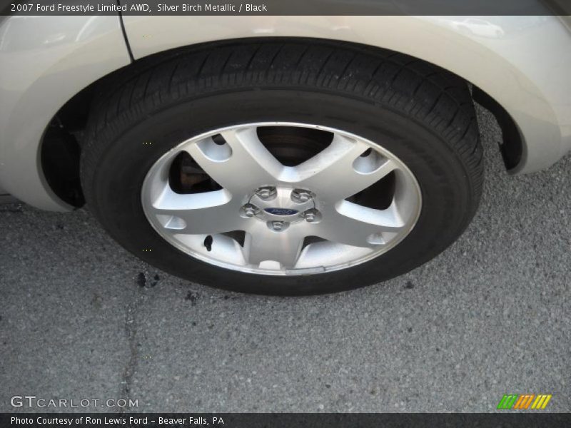 Silver Birch Metallic / Black 2007 Ford Freestyle Limited AWD