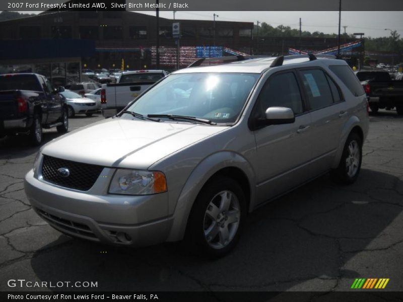 Silver Birch Metallic / Black 2007 Ford Freestyle Limited AWD