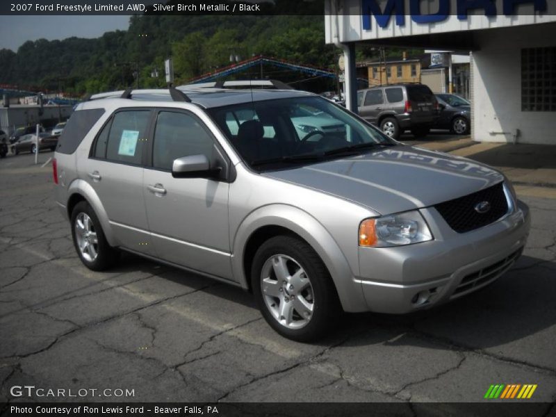 Silver Birch Metallic / Black 2007 Ford Freestyle Limited AWD