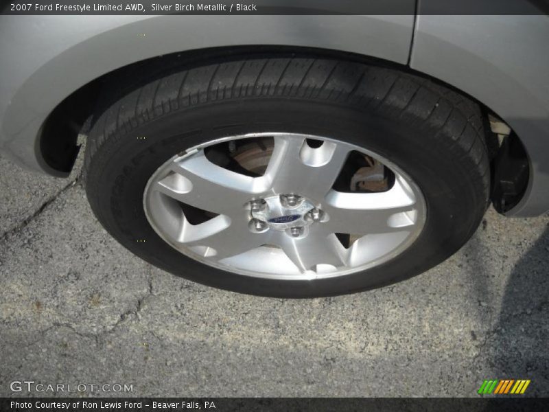 Silver Birch Metallic / Black 2007 Ford Freestyle Limited AWD