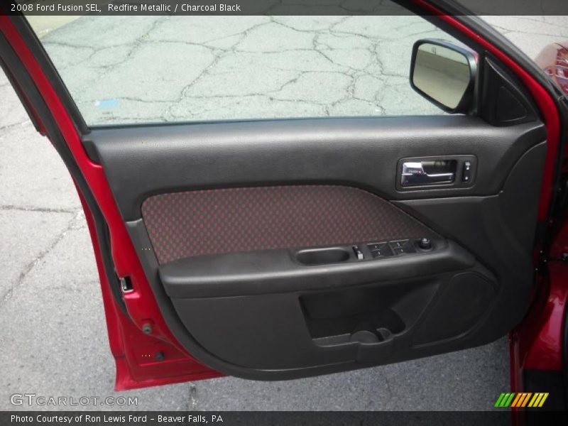 Redfire Metallic / Charcoal Black 2008 Ford Fusion SEL