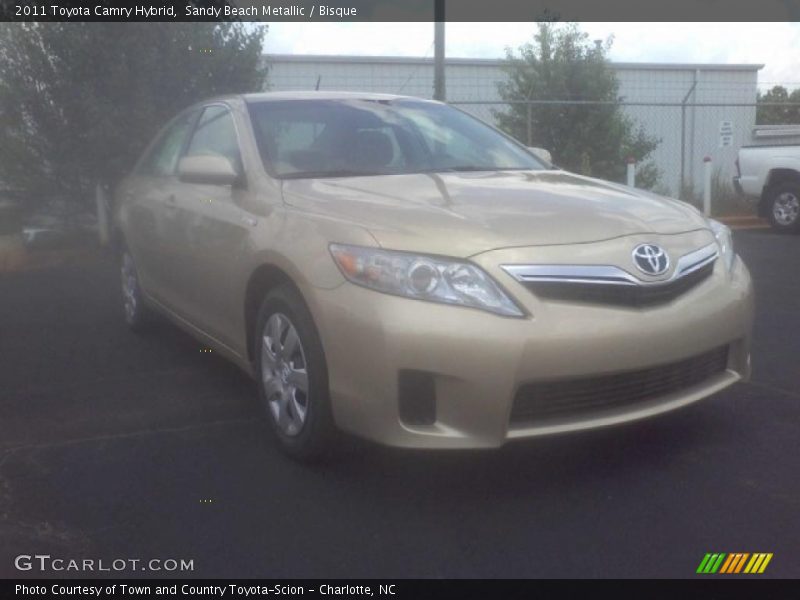 Sandy Beach Metallic / Bisque 2011 Toyota Camry Hybrid