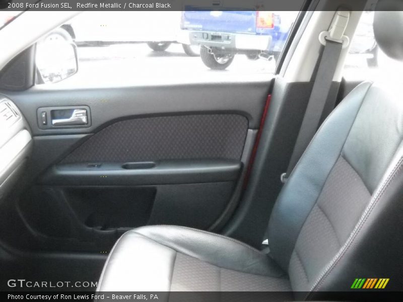 Redfire Metallic / Charcoal Black 2008 Ford Fusion SEL