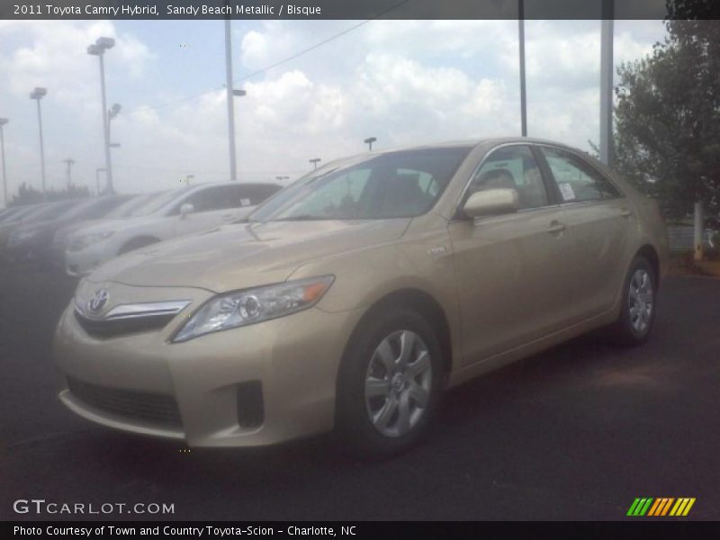 Sandy Beach Metallic / Bisque 2011 Toyota Camry Hybrid