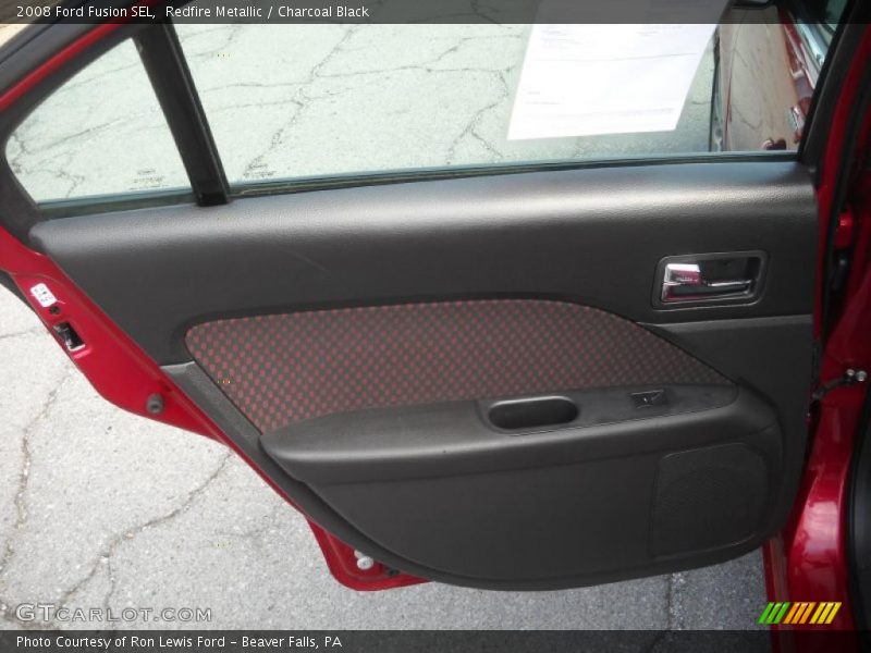 Redfire Metallic / Charcoal Black 2008 Ford Fusion SEL