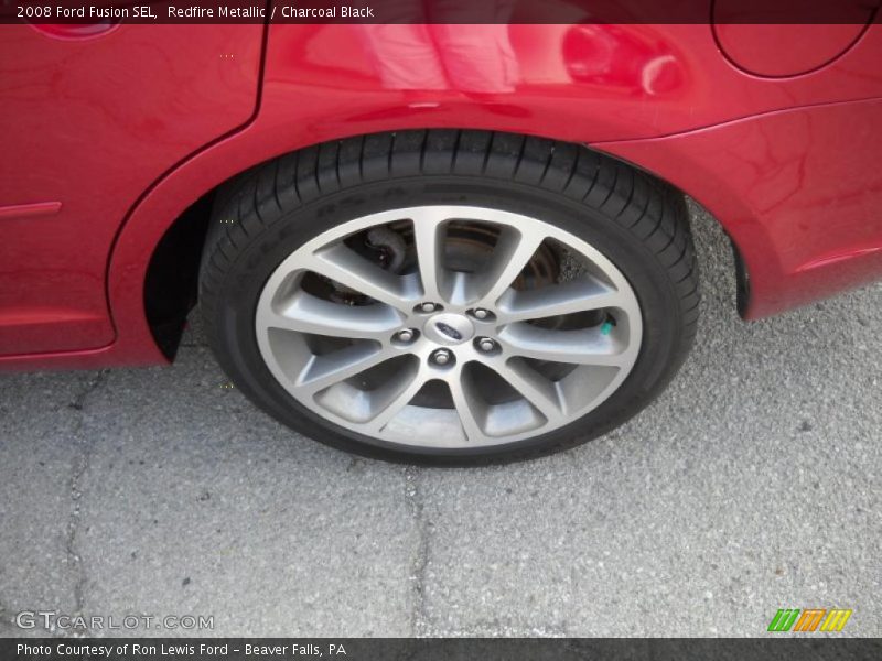 Redfire Metallic / Charcoal Black 2008 Ford Fusion SEL