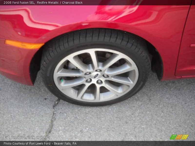 Redfire Metallic / Charcoal Black 2008 Ford Fusion SEL