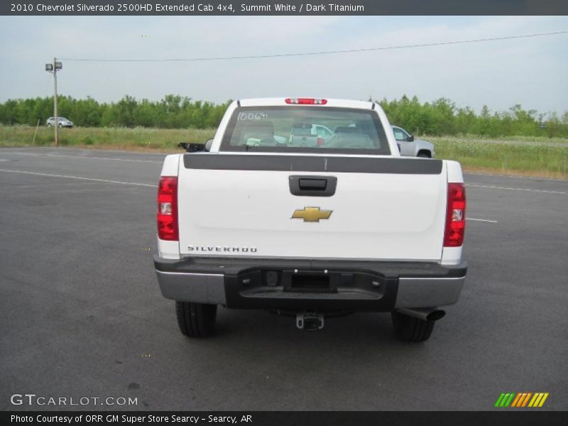 Summit White / Dark Titanium 2010 Chevrolet Silverado 2500HD Extended Cab 4x4