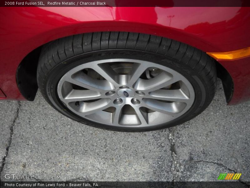 Redfire Metallic / Charcoal Black 2008 Ford Fusion SEL