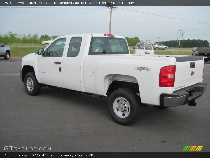 Summit White / Dark Titanium 2010 Chevrolet Silverado 2500HD Extended Cab 4x4