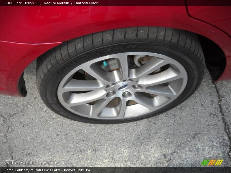 Redfire Metallic / Charcoal Black 2008 Ford Fusion SEL