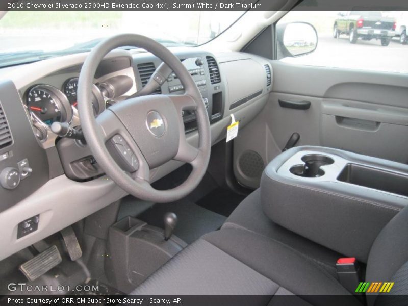Summit White / Dark Titanium 2010 Chevrolet Silverado 2500HD Extended Cab 4x4