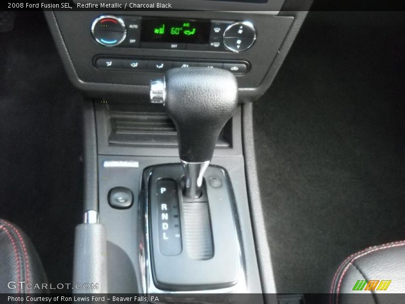 Redfire Metallic / Charcoal Black 2008 Ford Fusion SEL