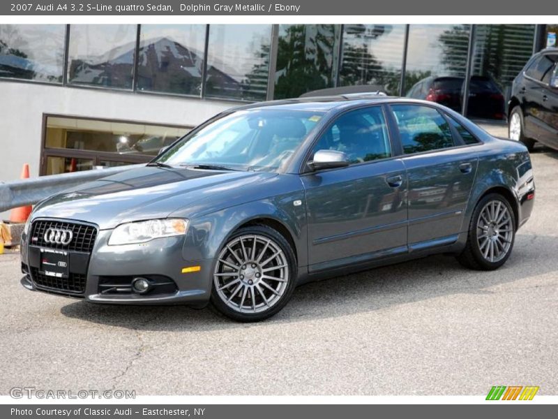 Dolphin Gray Metallic / Ebony 2007 Audi A4 3.2 S-Line quattro Sedan