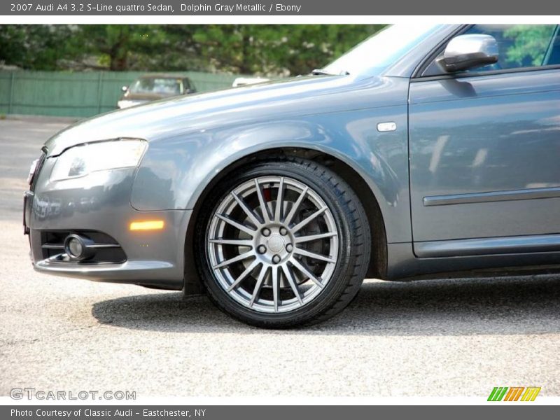 Dolphin Gray Metallic / Ebony 2007 Audi A4 3.2 S-Line quattro Sedan