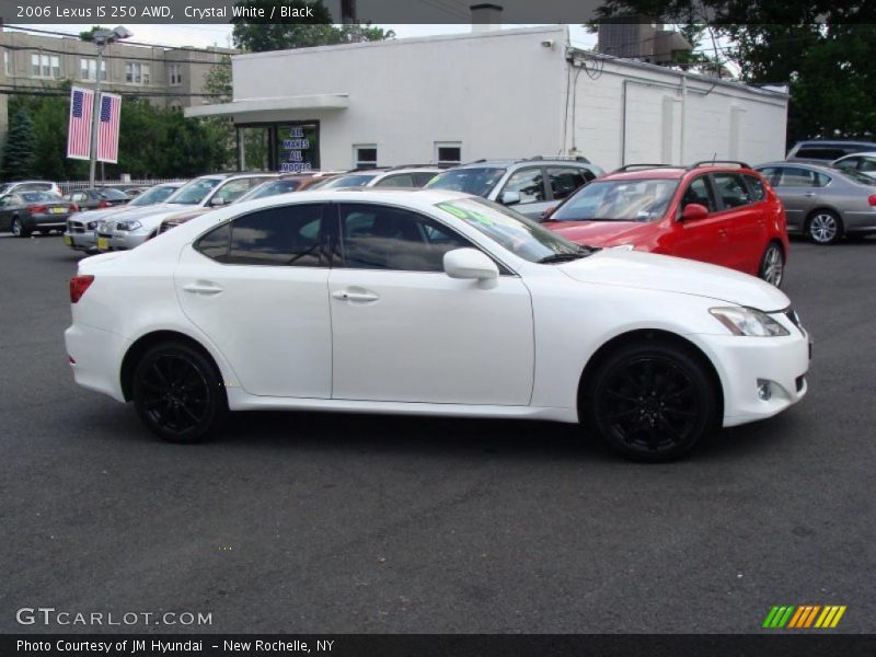 Crystal White / Black 2006 Lexus IS 250 AWD