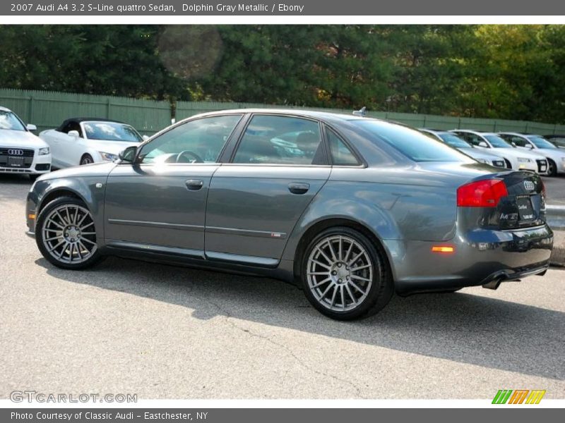 Dolphin Gray Metallic / Ebony 2007 Audi A4 3.2 S-Line quattro Sedan