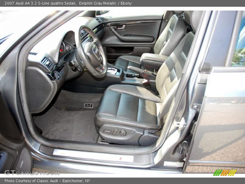 Dolphin Gray Metallic / Ebony 2007 Audi A4 3.2 S-Line quattro Sedan