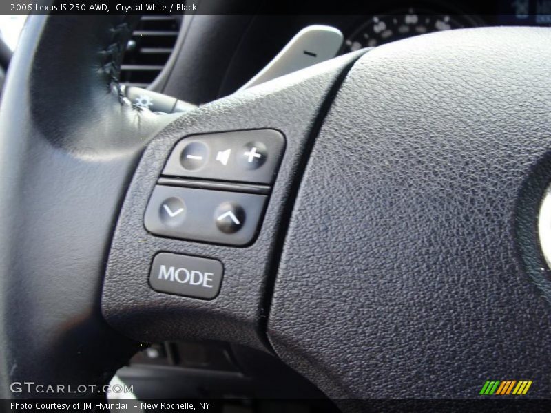 Crystal White / Black 2006 Lexus IS 250 AWD