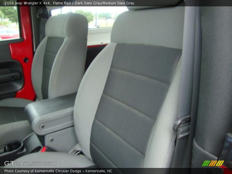Flame Red / Dark Slate Gray/Medium Slate Gray 2009 Jeep Wrangler X 4x4