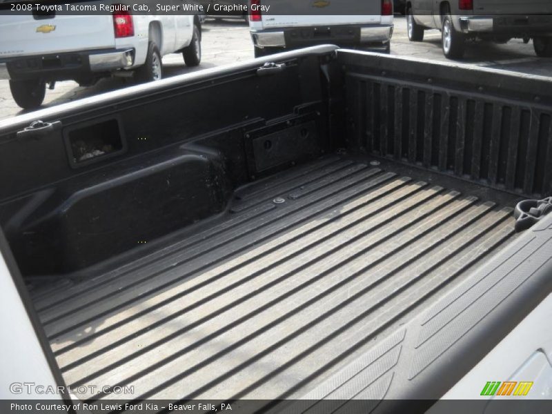 Super White / Graphite Gray 2008 Toyota Tacoma Regular Cab