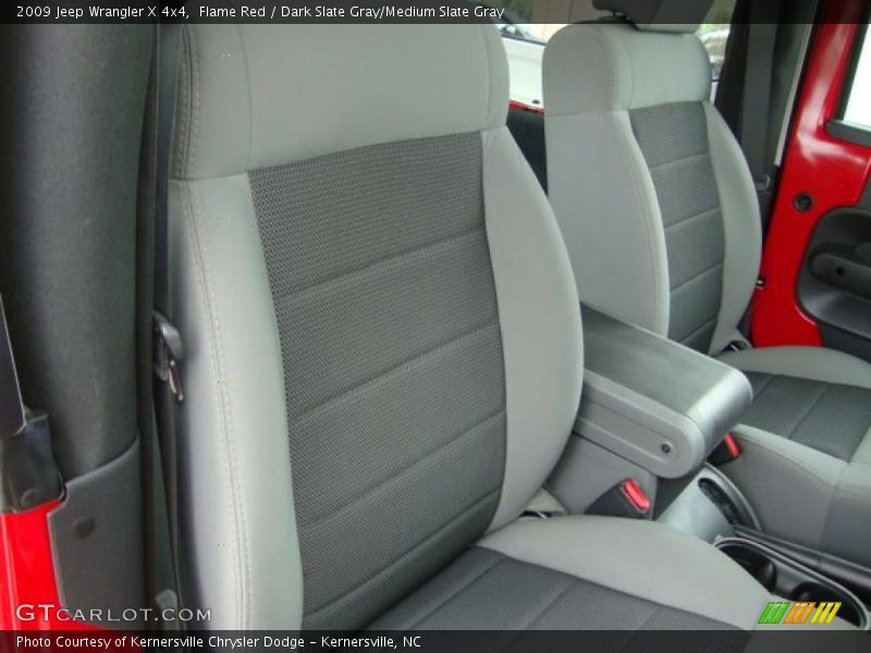 Flame Red / Dark Slate Gray/Medium Slate Gray 2009 Jeep Wrangler X 4x4