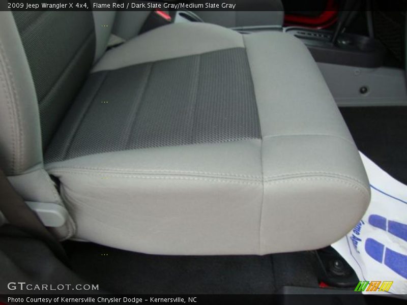 Flame Red / Dark Slate Gray/Medium Slate Gray 2009 Jeep Wrangler X 4x4