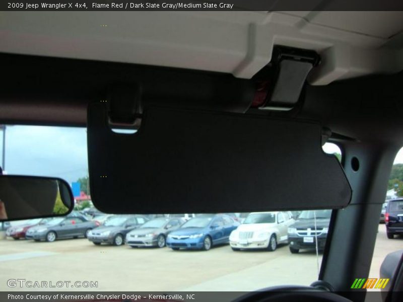 Flame Red / Dark Slate Gray/Medium Slate Gray 2009 Jeep Wrangler X 4x4