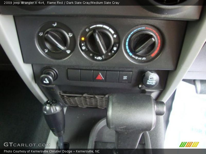 Flame Red / Dark Slate Gray/Medium Slate Gray 2009 Jeep Wrangler X 4x4