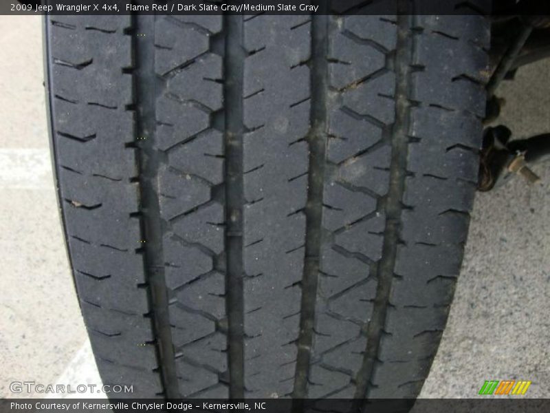 Flame Red / Dark Slate Gray/Medium Slate Gray 2009 Jeep Wrangler X 4x4