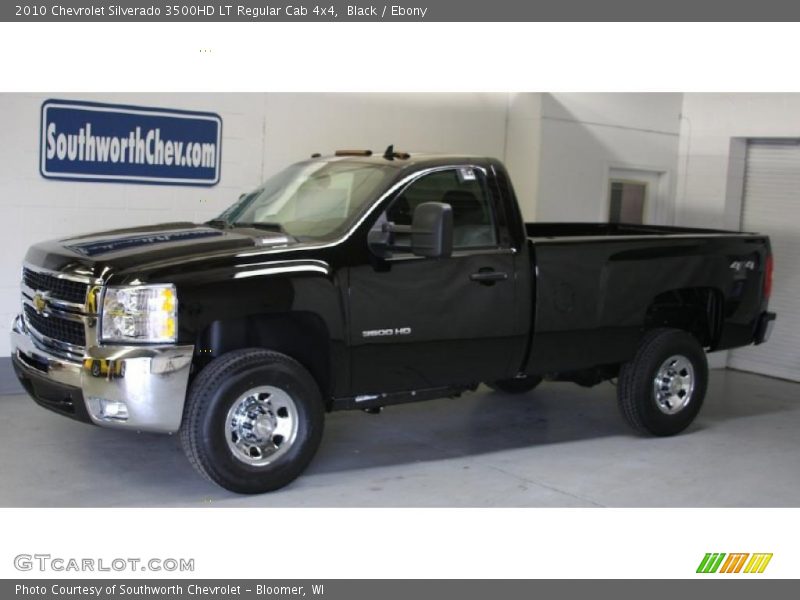 Black / Ebony 2010 Chevrolet Silverado 3500HD LT Regular Cab 4x4