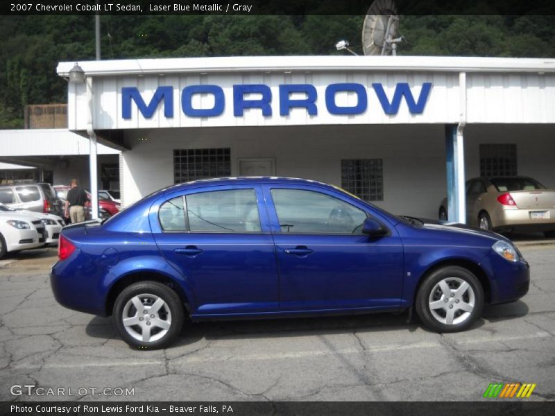 Laser Blue Metallic / Gray 2007 Chevrolet Cobalt LT Sedan