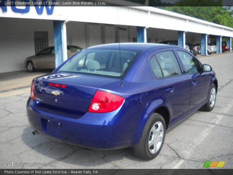 Laser Blue Metallic / Gray 2007 Chevrolet Cobalt LT Sedan
