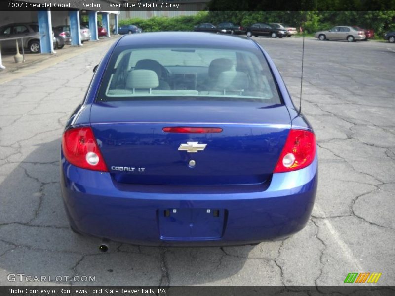Laser Blue Metallic / Gray 2007 Chevrolet Cobalt LT Sedan