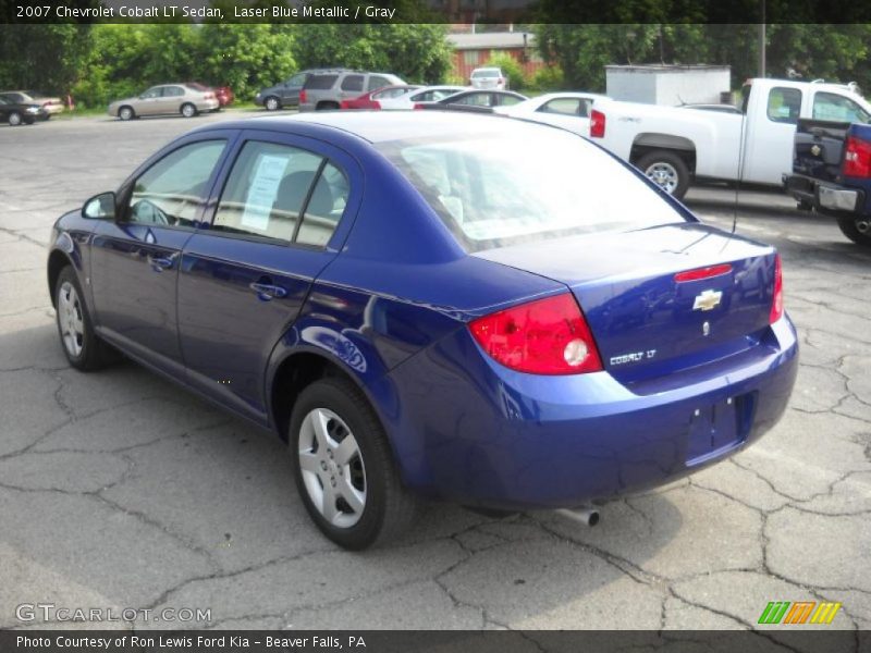 Laser Blue Metallic / Gray 2007 Chevrolet Cobalt LT Sedan