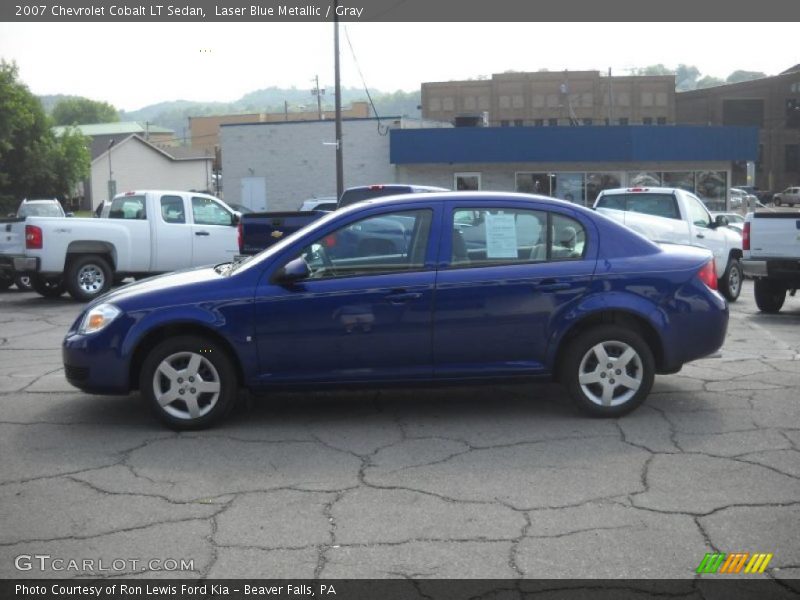 Laser Blue Metallic / Gray 2007 Chevrolet Cobalt LT Sedan