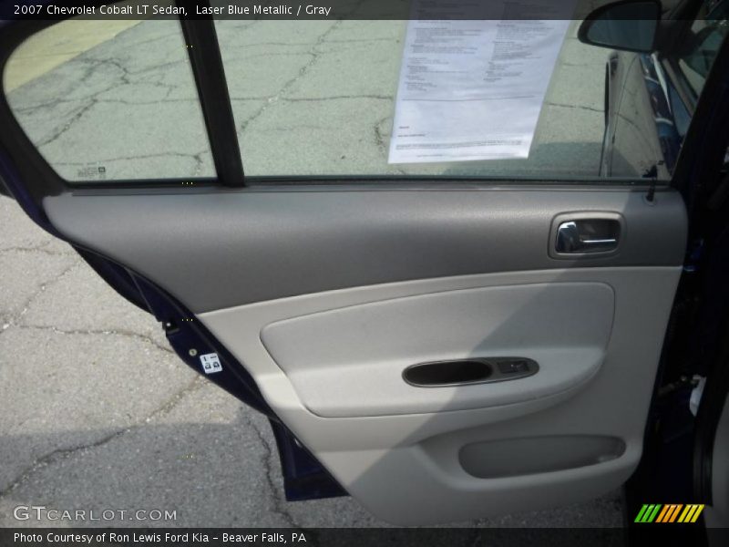Laser Blue Metallic / Gray 2007 Chevrolet Cobalt LT Sedan