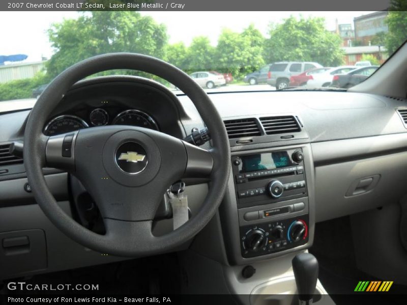 Laser Blue Metallic / Gray 2007 Chevrolet Cobalt LT Sedan
