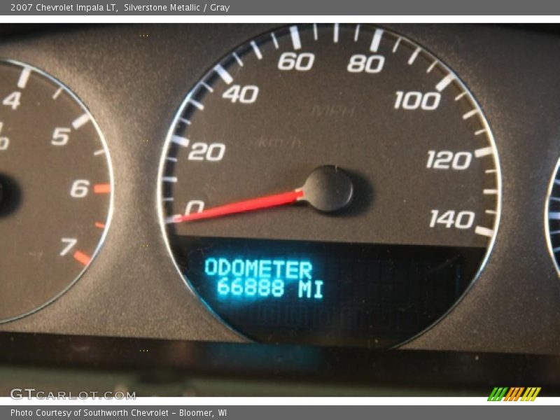 Silverstone Metallic / Gray 2007 Chevrolet Impala LT