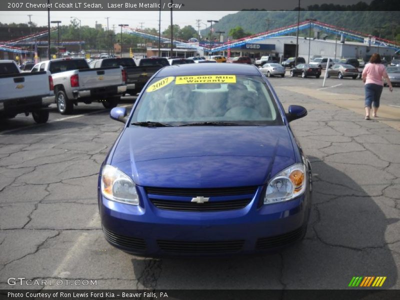 Laser Blue Metallic / Gray 2007 Chevrolet Cobalt LT Sedan