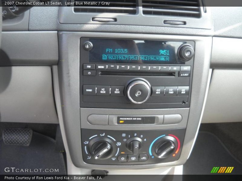 Laser Blue Metallic / Gray 2007 Chevrolet Cobalt LT Sedan