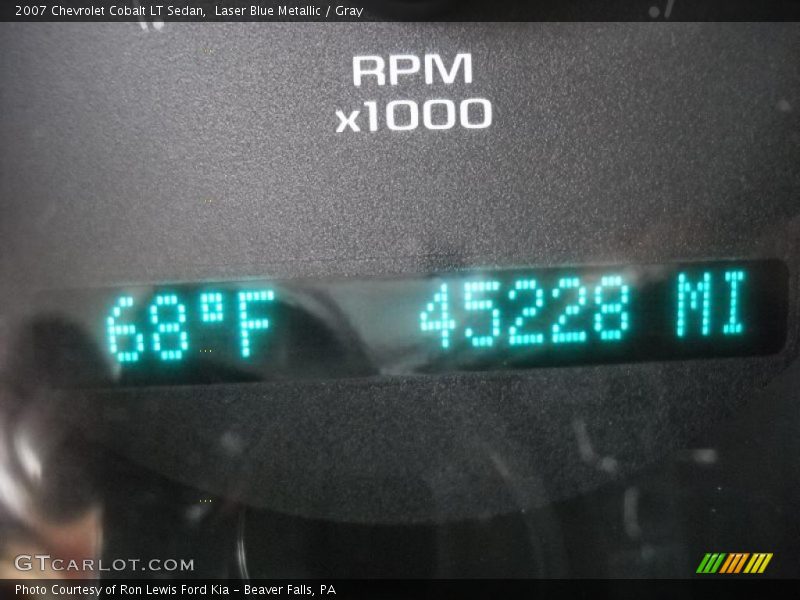 Laser Blue Metallic / Gray 2007 Chevrolet Cobalt LT Sedan