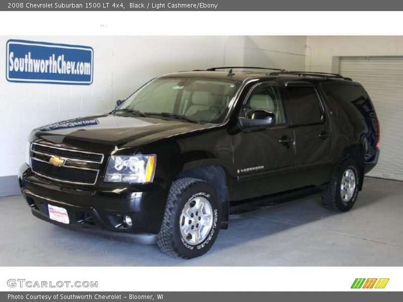 Black / Light Cashmere/Ebony 2008 Chevrolet Suburban 1500 LT 4x4