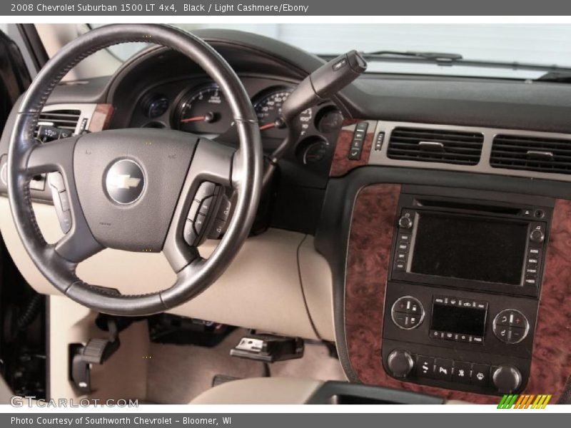 Black / Light Cashmere/Ebony 2008 Chevrolet Suburban 1500 LT 4x4