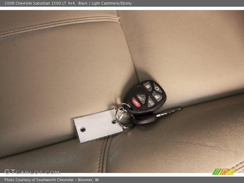Black / Light Cashmere/Ebony 2008 Chevrolet Suburban 1500 LT 4x4